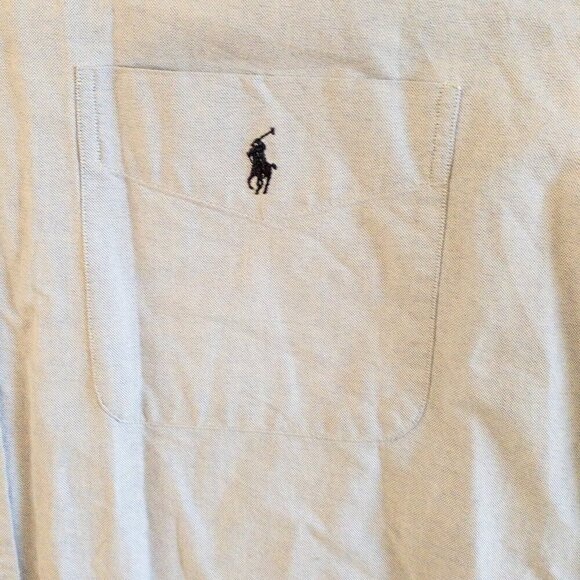 SOLD RALPH LAUREN BIG SHIRT 100% COTTON MENS CASUAL SHIRT LONG SLEEVE SOLD - Picture 2 of 6